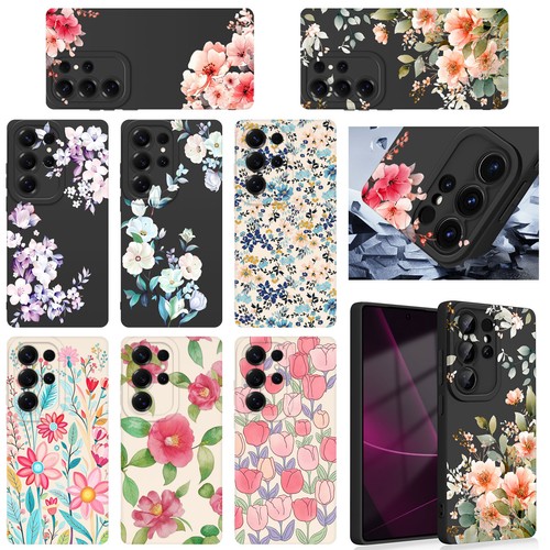 Flowers soft silicone case - soft,